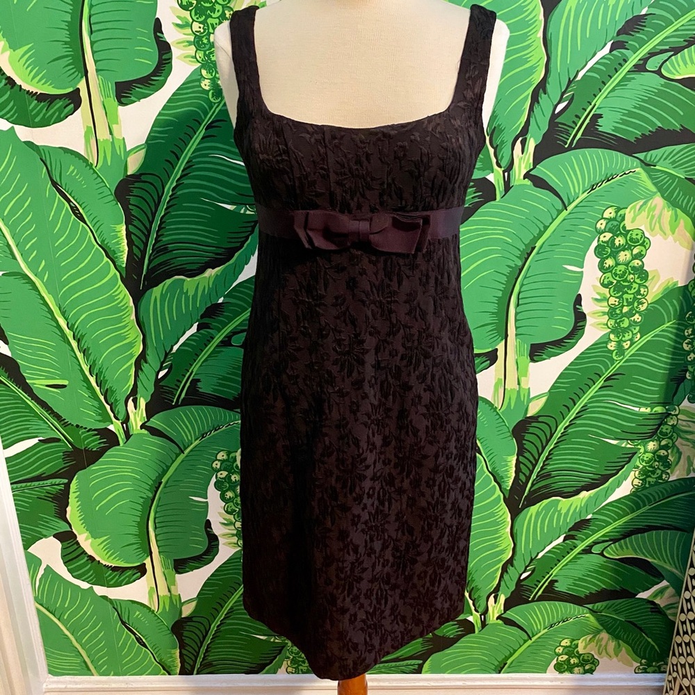 Eggplant Jacquard Nanette Lepore Dress